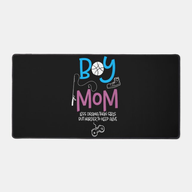 Funny Mom of Boys Proud Mom Good Mothers Day (Recto)