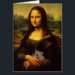 Funny Mona Lisa With Sweet Hamster<br><div class="desc">La Gioconda got a lovely furry pet</div>