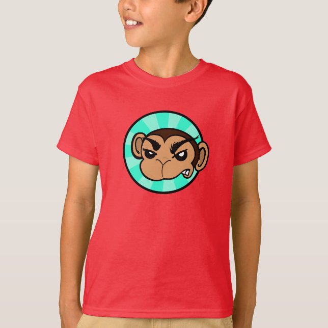 FUNNY MONKEY KIDS T-SHIRT (Devant)