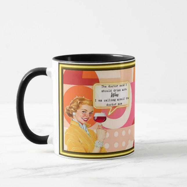 Funny Mug Coffee Best Friend Gift "Doctor" (Gauche)
