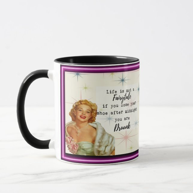 Funny Mug Coffee Best Friend Gift "Fairytale" (Gauche)