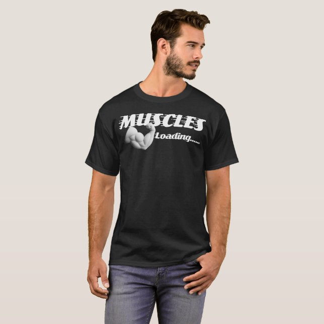 Funny Muscles  Bodybuilder & Gym Men's T-Shirt  (Devant entier)