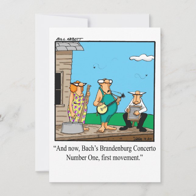 Funny Music Considérant Invitations (Devant)