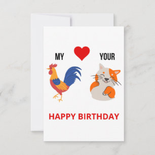 Funny naughty carte d'anniversaire pour adulte pou