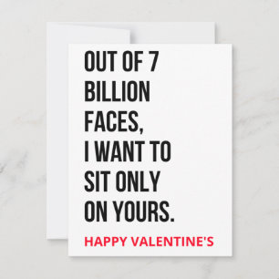 Funny Naughty Dirty Valentine's Day Cadeau & Carte