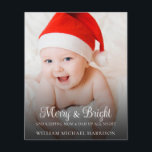 Funny New Baby Faire-part Photo Holiday Card<br><div class="desc">Tous les parents peuvent se rapporter aux nuits blanches avec un nouveau-né. Partagez les nouvelles de votre nouvel ajout avec ce nouveau faire-part de Noël pour bébé amusant. Tout le texte peut être customisé pour créer notre propre message personnel. Personnalisez-vous avec 1 photo sur le devant et 2 photos sur...</div>
