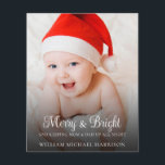 Funny New Baby Faire-part Photo Holiday Card<br><div class="desc">Tous les parents peuvent se rapporter aux nuits blanches avec un nouveau-né. Partagez les nouvelles de votre nouvel ajout avec ce nouveau faire-part de Noël pour bébé amusant. Tout le texte peut être customisé pour créer notre propre message personnel. Personnalisez-vous avec 1 photo sur le devant et 2 photos sur...</div>