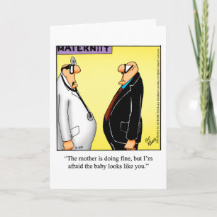 Funny New Papa Humour Carte de voeux