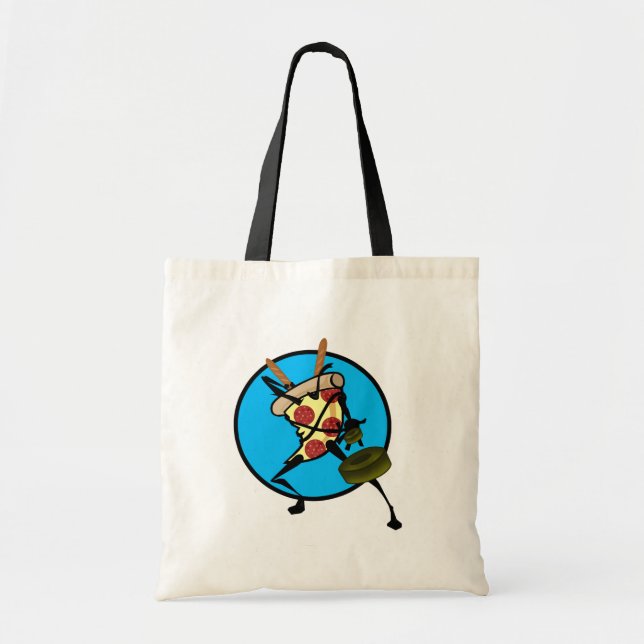 FUNNY NINJA PIZZA SAC FOURRE-TOUT COMMERCIAL (Devant)