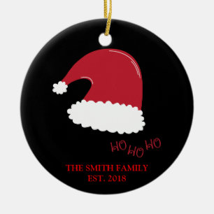 Funny Noël Père Noël établi ornement de famille ét