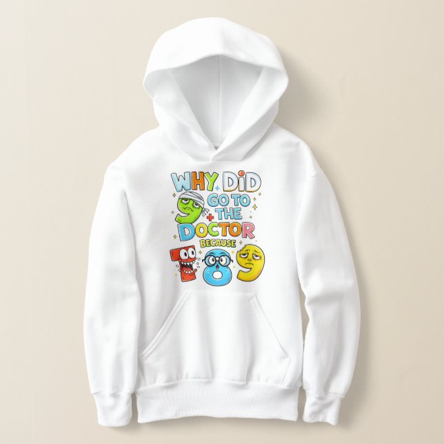 Funny Numbers Hoodie for Children | UK (Poser)