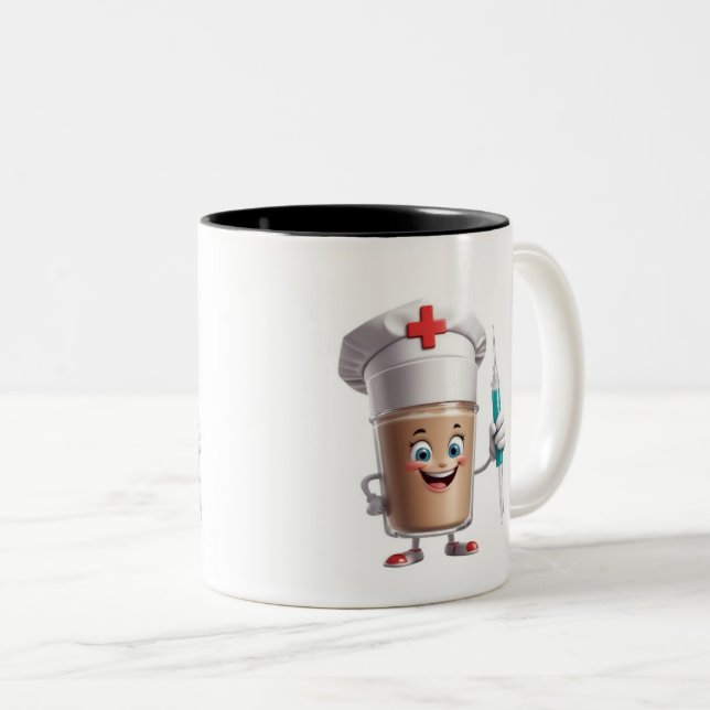 Funny Nurse Coffee Mug (Devant droit)