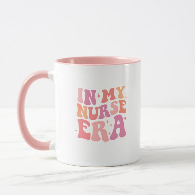 funny nurse coffee mug _ in my nurse era (Gauche)