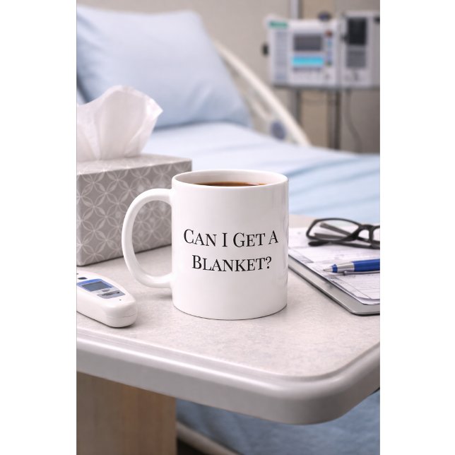 Funny Nurse Mug “Can I Get a Blanket” Custom Name (Créateur téléchargé)