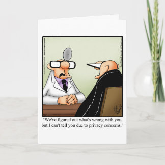 Funny Obtenez bien Carte de voeux Humour