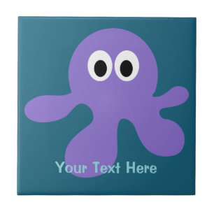 Funny Octopus carreaux céramiques personnalisés
