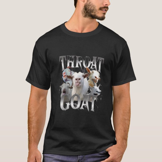 Funny Offensive Throat Goat Adult Humor T-Shirt (Devant)