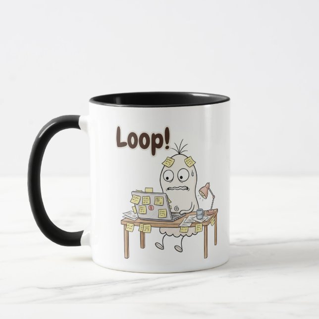 Funny Office Humor Mug - Loop  (Gauche)