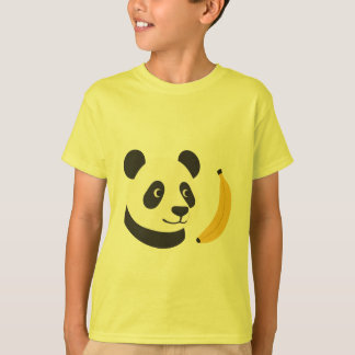 Funny Panda Banana Kids T-Shirt