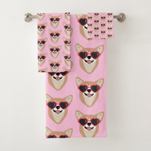 Funny Pembroke Welsh Corgi Motif rose