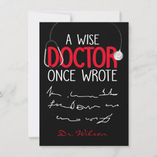 Funny Personalized Doctor drôle docteur disant