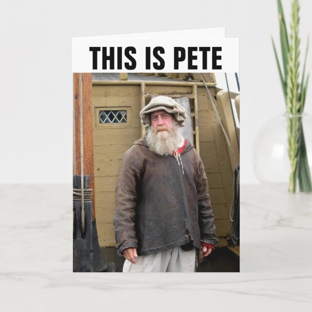 FUNNY PETE SAILOR CARTES D'ANNIVERSAIRE POUR ELLE (Devant)