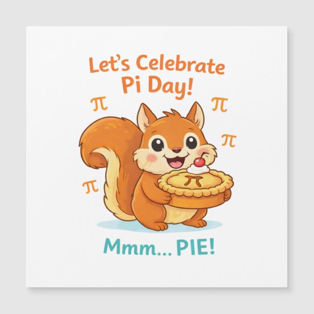 Funny Pi Day Animal with Pie – Math Lover Gift (Devant)