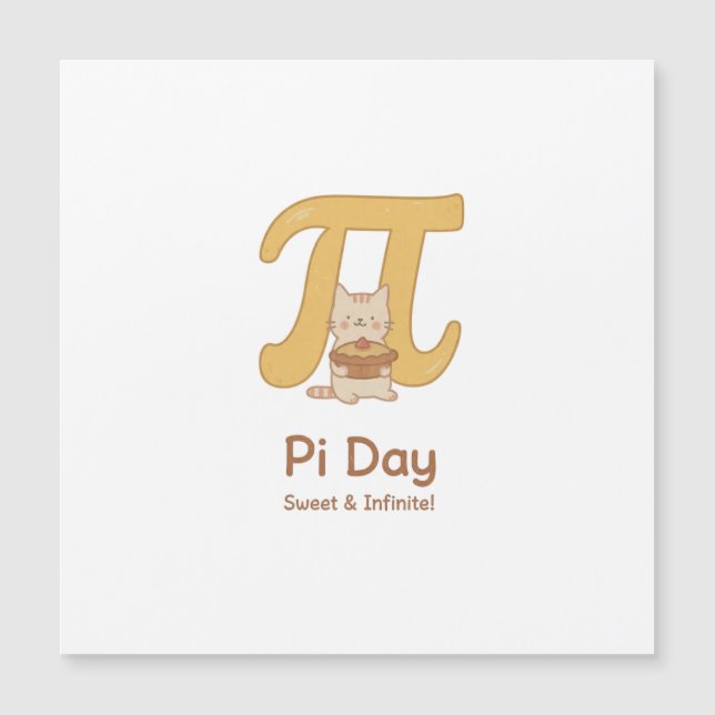 Funny Pi Day Animal with Pie – Math Lover Gift (Devant)
