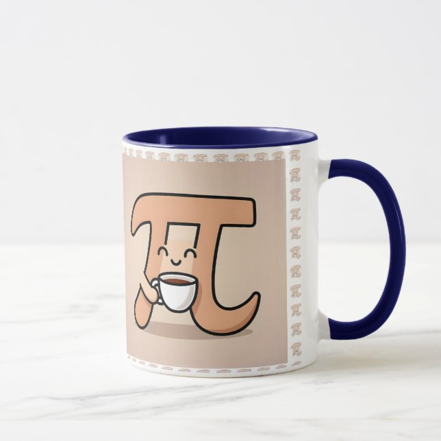 Funny Pi Day Mug -3.14 Math Lover Gift - Unique G (Droite)