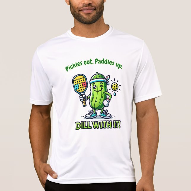Funny Pickleball Mens Player Tshirts Tops (Devant)