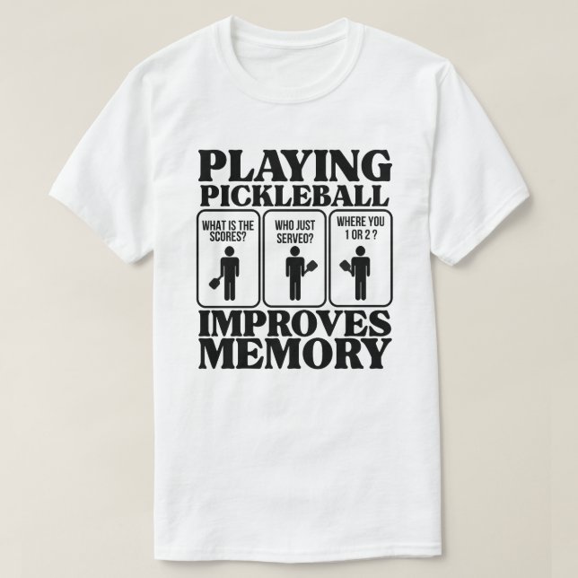 Funny Pickleball T-Shirt - Pickleball mens shirts (Design devant)