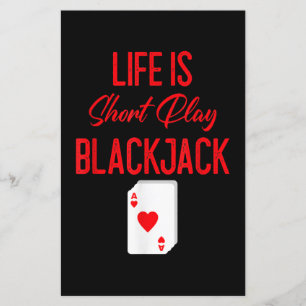 Funny Poker   La Vie Est Le Blackjack À Court Temp