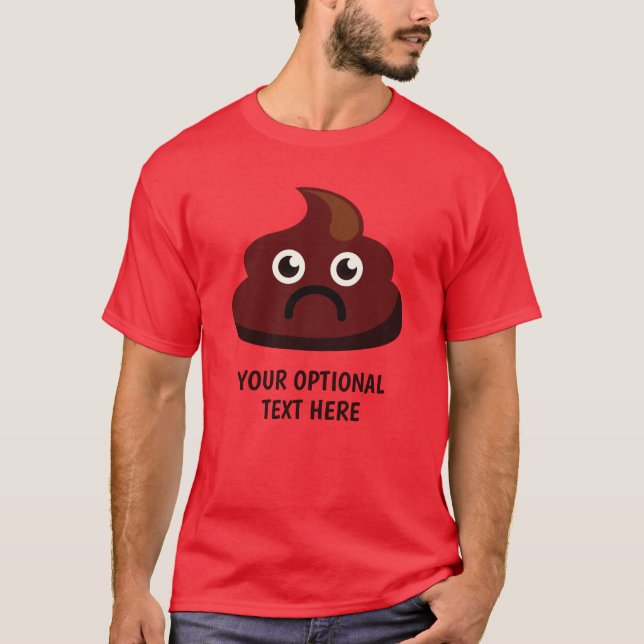 Funny POOP chemises et vestes personnalisées (Devant)