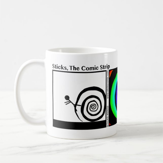 Funny Portal Stickman Mug - 032 (Gauche)