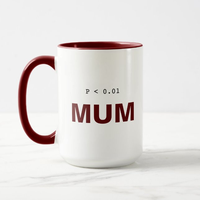 Funny Psychology Statistics Mug | Significant Mum (Gauche)