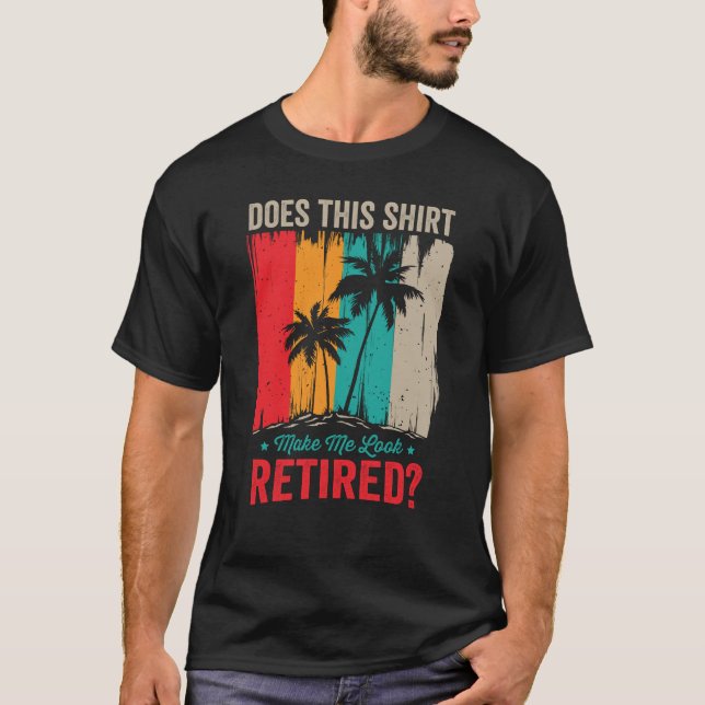 Funny retirement t-shirt (Devant)