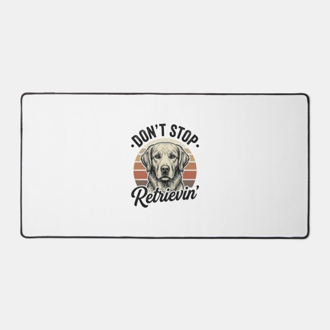 Funny Retriever Chien Gravure Vintage Graphique Te (Recto)