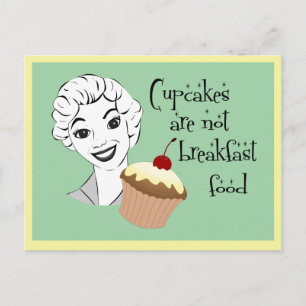 Funny Retro Maman dire carte postale