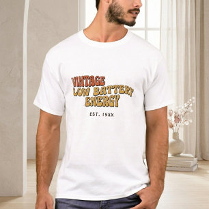 Funny Rétro T-Shirt Graphique Vintage Humour Dét