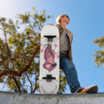 Funny Romantic Sloth Skateboard - Smile<br><div class="desc">Drôle Romantique Sloth Smile Dessin animal Playful Love Hearts - Choisissez / Ajouter votre texte unique / Police / Couleur - Faites votre cadeau spécial - Redimensionnez et déplacez ou retirez et ajoutez des éléments / image avec outil de personnalisation! - Dessin et design par MIGNED. Vous pouvez également transférer...</div>