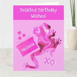 Funny Rose Belge Carte de voeux d'anniversaire