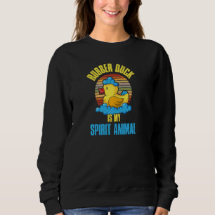 Funny Rubber Duck Est Mon Esprit Animal Pullover