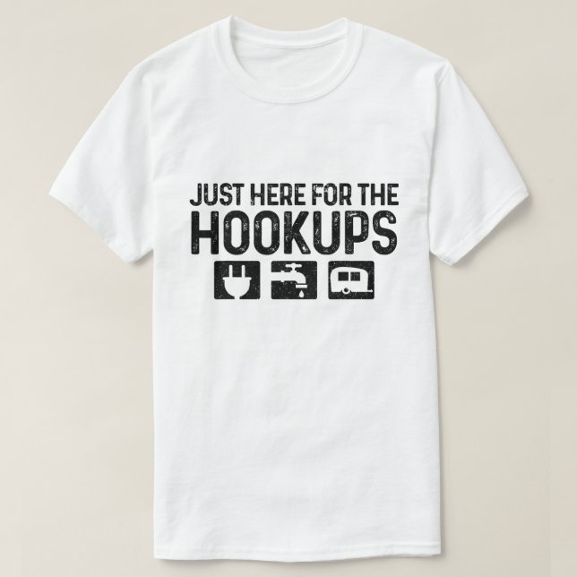 Funny RV Camping T-Shirt for Hookup Lovers (Design devant)