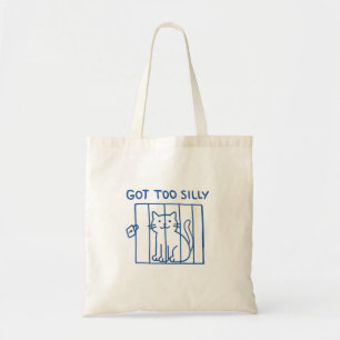 Funny Sac fourre-tout Chat - Obtenu Trop Silencieu