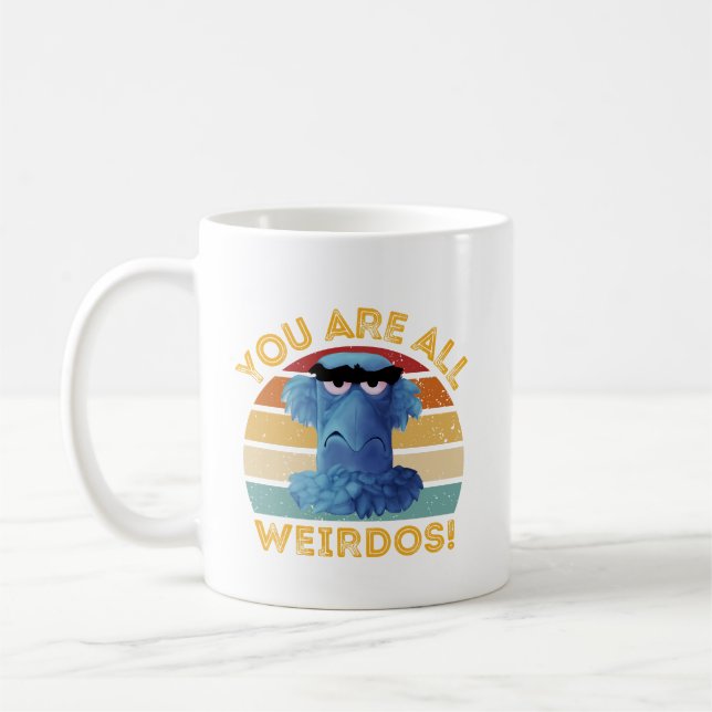 Funny Sam Eagle Vous êtes tous Weirdos Gift Mug (Gauche)