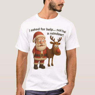 Funny Santa Christmas Card – Oops! Santa T-Shirt