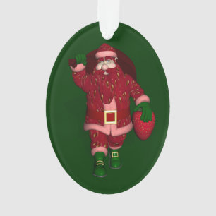 Funny Santa Claus Fraise Farmer