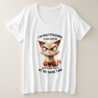 Funny sarcasme multitâche chat art mot