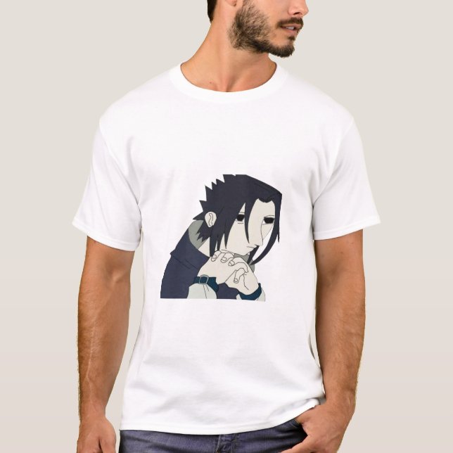 Funny "Sasook" Sasuke T-shirt de brooding Meme (Devant)