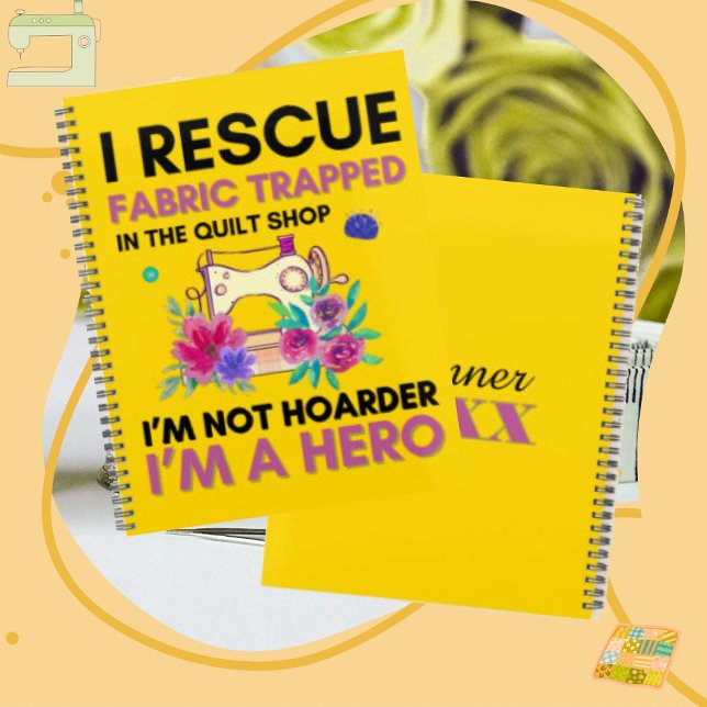 Funny Sewing Quote Vintage Floral Sewing Machine (Funny Sewing Planner/Quilt Gift/ Planner Standard Standard Gold color, Purple, Pink, Black, Blue, se)